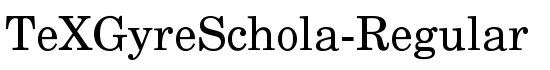 TeXGyreSchola-Regular - Download Thousands of Free Fonts at FontZone.net