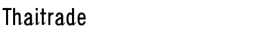 Thaitrade - Download Thousands of Free Fonts at FontZone.net