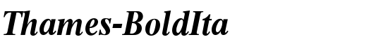 Thames-BoldIta - Download Thousands of Free Fonts at FontZone.net