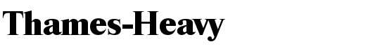 Thames-Heavy - Download Thousands of Free Fonts at FontZone.net