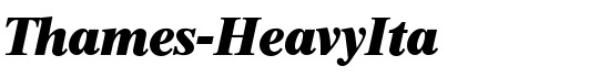 Thames-HeavyIta - Download Thousands of Free Fonts at FontZone.net