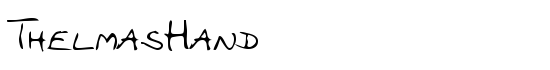 ThelmasHand - Download Thousands of Free Fonts at FontZone.net
