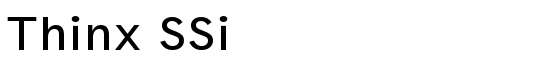 Thinx SSi - Download Thousands of Free Fonts at FontZone.net
