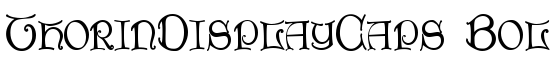 ThorinDisplayCaps Bold - Download Thousands of Free Fonts at FontZone.net