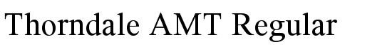 Thorndale AMT Regular - Download Thousands of Free Fonts at FontZone.net