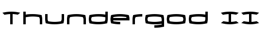 Thundergod II - Download Thousands of Free Fonts at FontZone.net