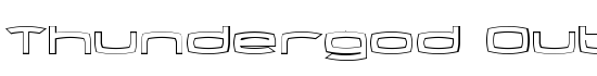 Thundergod Outline - Download Thousands of Free Fonts at FontZone.net