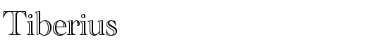 Tiberius - Download Thousands of Free Fonts at FontZone.net