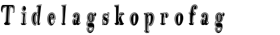 Tidelagskoprofag - Download Thousands of Free Fonts at FontZone.net