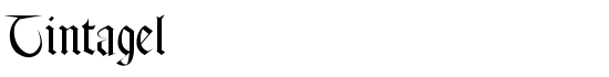 Tintagel - Download Thousands of Free Fonts at FontZone.net