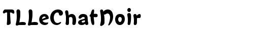 TLLeChatNoir - Download Thousands of Free Fonts at FontZone.net