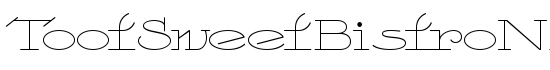 TootSweetBistroNF Medium - Download Thousands of Free Fonts at FontZone.net