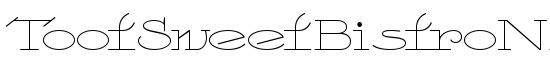 TootSweetBistroNF - Download Thousands of Free Fonts at FontZone.net