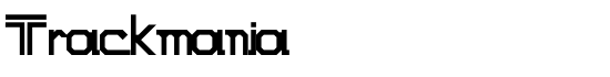Trackmania - Download Thousands of Free Fonts at FontZone.net