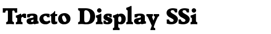 Tracto Display SSi - Download Thousands of Free Fonts at FontZone.net