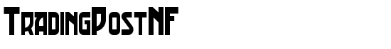 TradingPostNF - Download Thousands of Free Fonts at FontZone.net