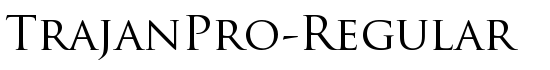 TrajanPro-Regular - Download Thousands of Free Fonts at FontZone.net