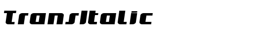 TransItalic - Download Thousands of Free Fonts at FontZone.net