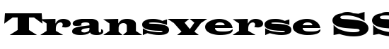 Transverse SSi Normal - Download Thousands of Free Fonts at FontZone.net