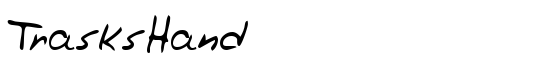 TrasksHand - Download Thousands of Free Fonts at FontZone.net
