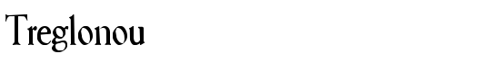 Treglonou - Download Thousands of Free Fonts at FontZone.net