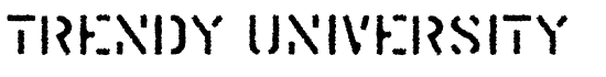 Trendy University - Download Thousands of Free Fonts at FontZone.net