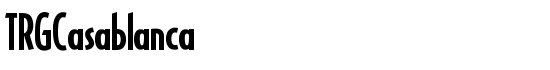 TRGCasablanca - Download Thousands of Free Fonts at FontZone.net