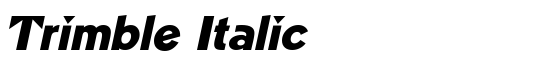 Trimble Italic - Download Thousands of Free Fonts at FontZone.net