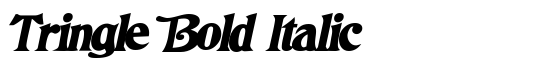 Tringle Bold Italic - Download Thousands of Free Fonts at FontZone.net