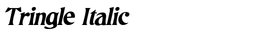 Tringle Italic - Download Thousands of Free Fonts at FontZone.net
