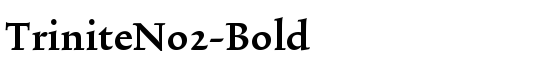 TriniteNo2-Bold - Download Thousands of Free Fonts at FontZone.net