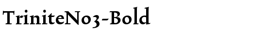 TriniteNo3-Bold - Download Thousands of Free Fonts at FontZone.net