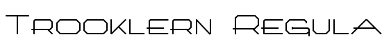 Trooklern Regular - Download Thousands of Free Fonts at FontZone.net