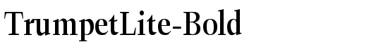 TrumpetLite-Bold - Download Thousands of Free Fonts at FontZone.net