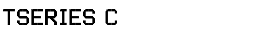TSERIES C - Download Thousands of Free Fonts at FontZone.net