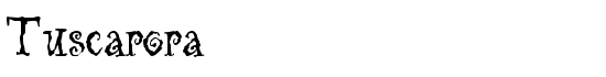 Tuscarora - Download Thousands of Free Fonts at FontZone.net