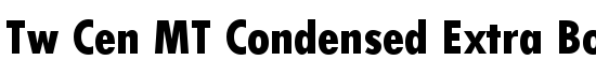 Tw Cen MT Condensed Extra Bold - Download Thousands of Free Fonts at FontZone.net