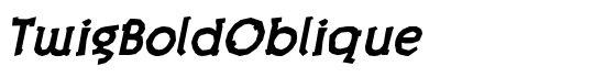 TwigBoldOblique - Download Thousands of Free Fonts at FontZone.net