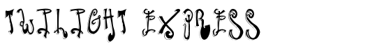 Twilight Express - Download Thousands of Free Fonts at FontZone.net