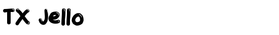 TX Jello - Download Thousands of Free Fonts at FontZone.net