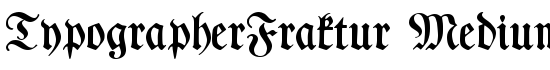 TypographerFraktur Medium - Download Thousands of Free Fonts at FontZone.net