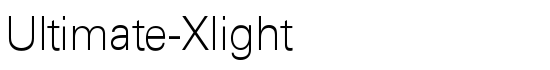 Ultimate-Xlight - Download Thousands of Free Fonts at FontZone.net