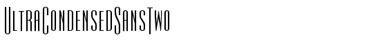 UltraCondensedSansTwo - Download Thousands of Free Fonts at FontZone.net