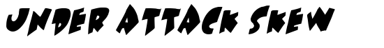 Under attack skew - Download Thousands of Free Fonts at FontZone.net