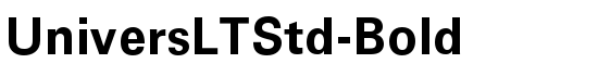 UniversLTStd-Bold - Download Thousands of Free Fonts at FontZone.net