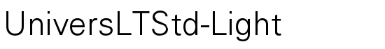 UniversLTStd-Light - Download Thousands of Free Fonts at FontZone.net