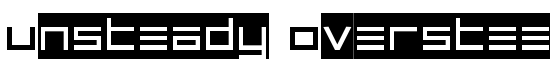 Unsteady Oversteer - Download Thousands of Free Fonts at FontZone.net