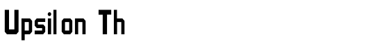 Upsilon Th - Download Thousands of Free Fonts at FontZone.net