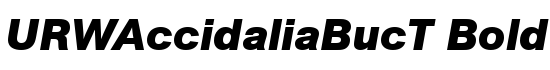 URWAccidaliaBucT Bold Italic - Download Thousands of Free Fonts at FontZone.net