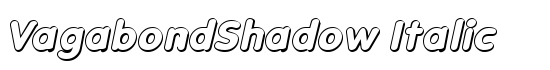VagabondShadow Italic - Download Thousands of Free Fonts at FontZone.net